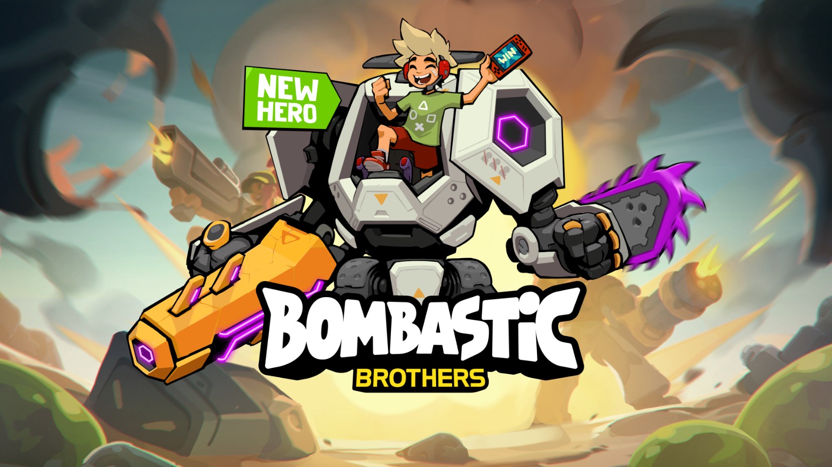 В Google Play вышла бесплатная игра Bombatic Brothers. Она похожа на Contra  | VK Play