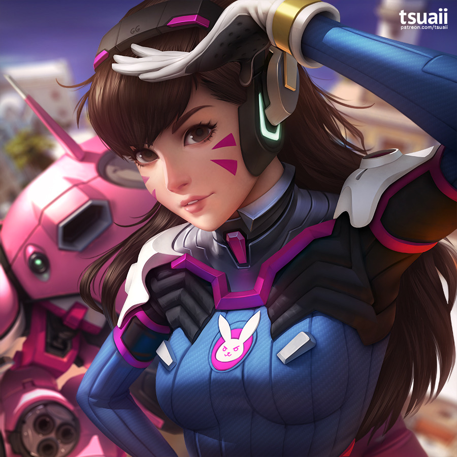 Лучшие арты и рисунки D.Va из Overwatch | VK Play