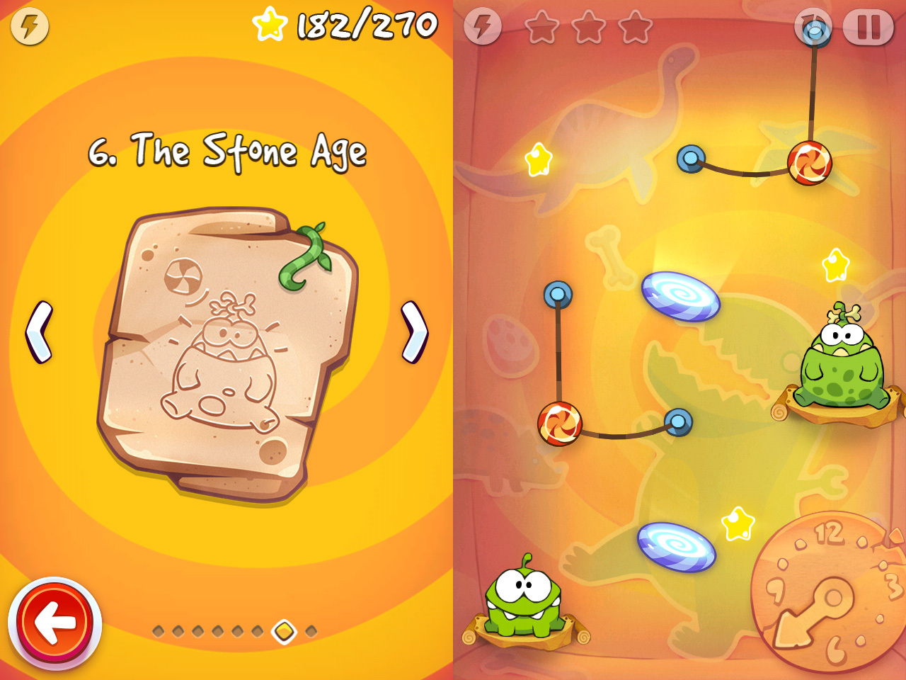 Обзор: Cut the Rope: Time Travel | VK Play