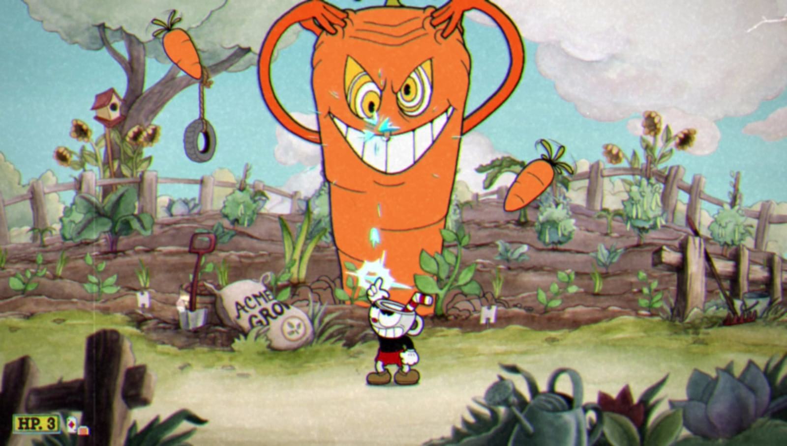 Cuphead: прохождение боссов (Botanic Panic) | VK Play