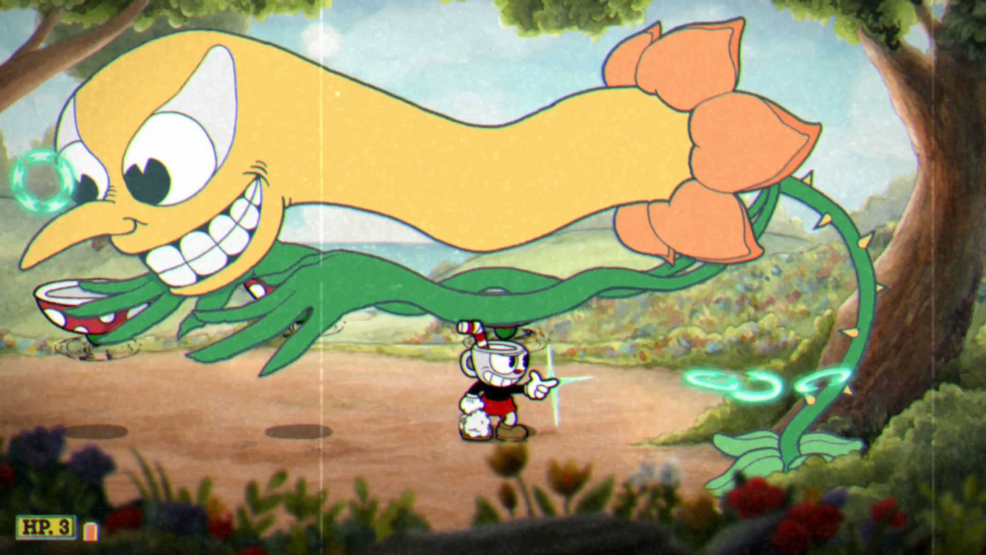 Cuphead: прохождение боссов (Floral Fury) | VK Play