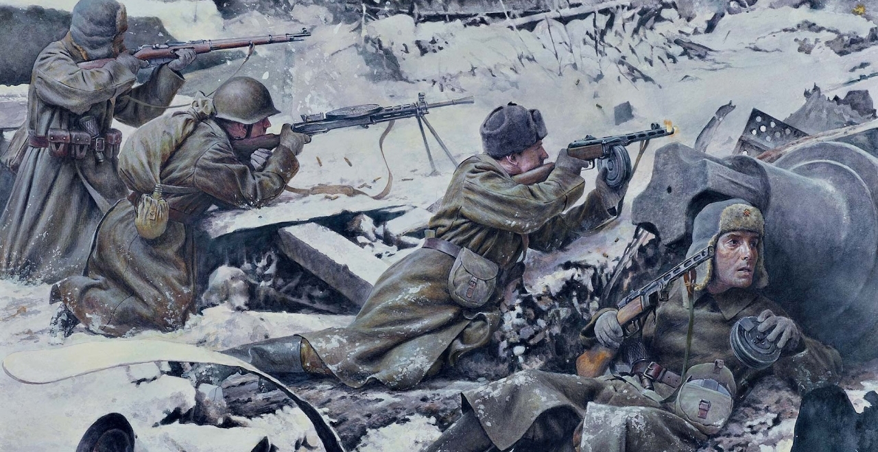 Рисунок на тему битва за сталинград