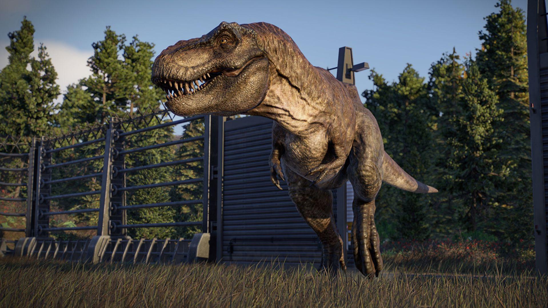 Jurassic World Evolution 2 как приручить тираннозавра Player One 
