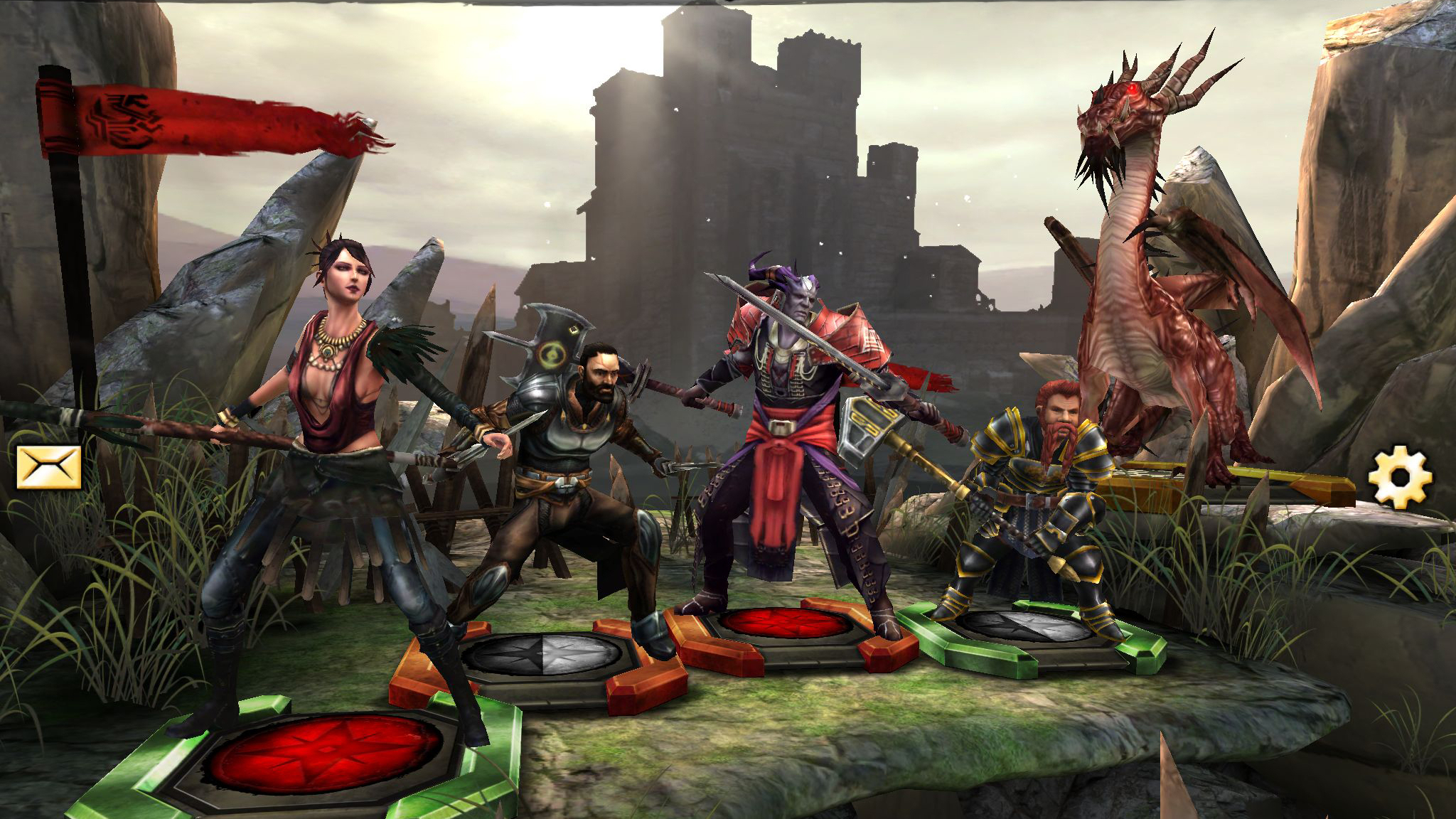 В AppStore и Google Play появилась стратегическая игру Heroes of Dragon Age