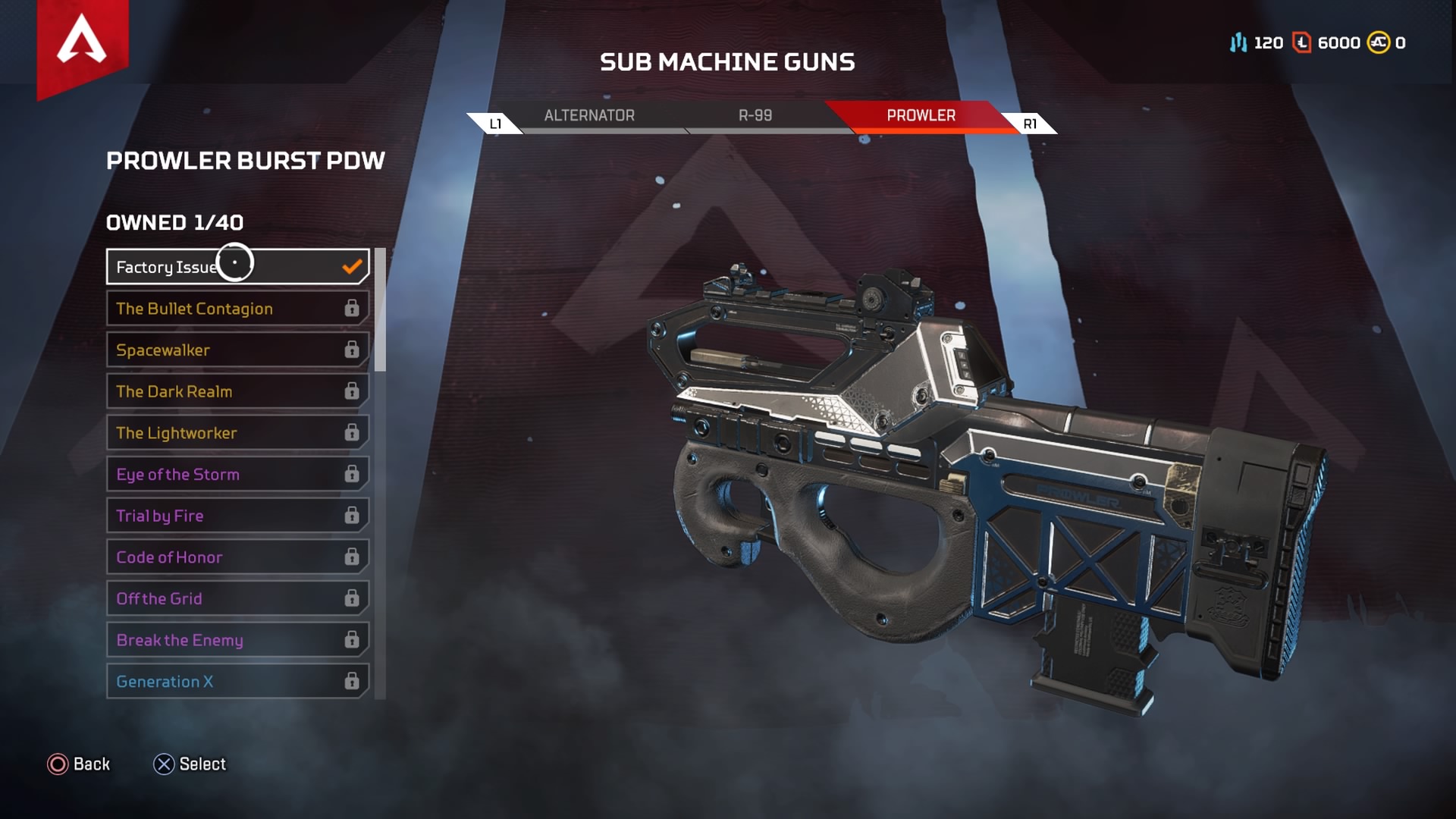 submachine gun apex