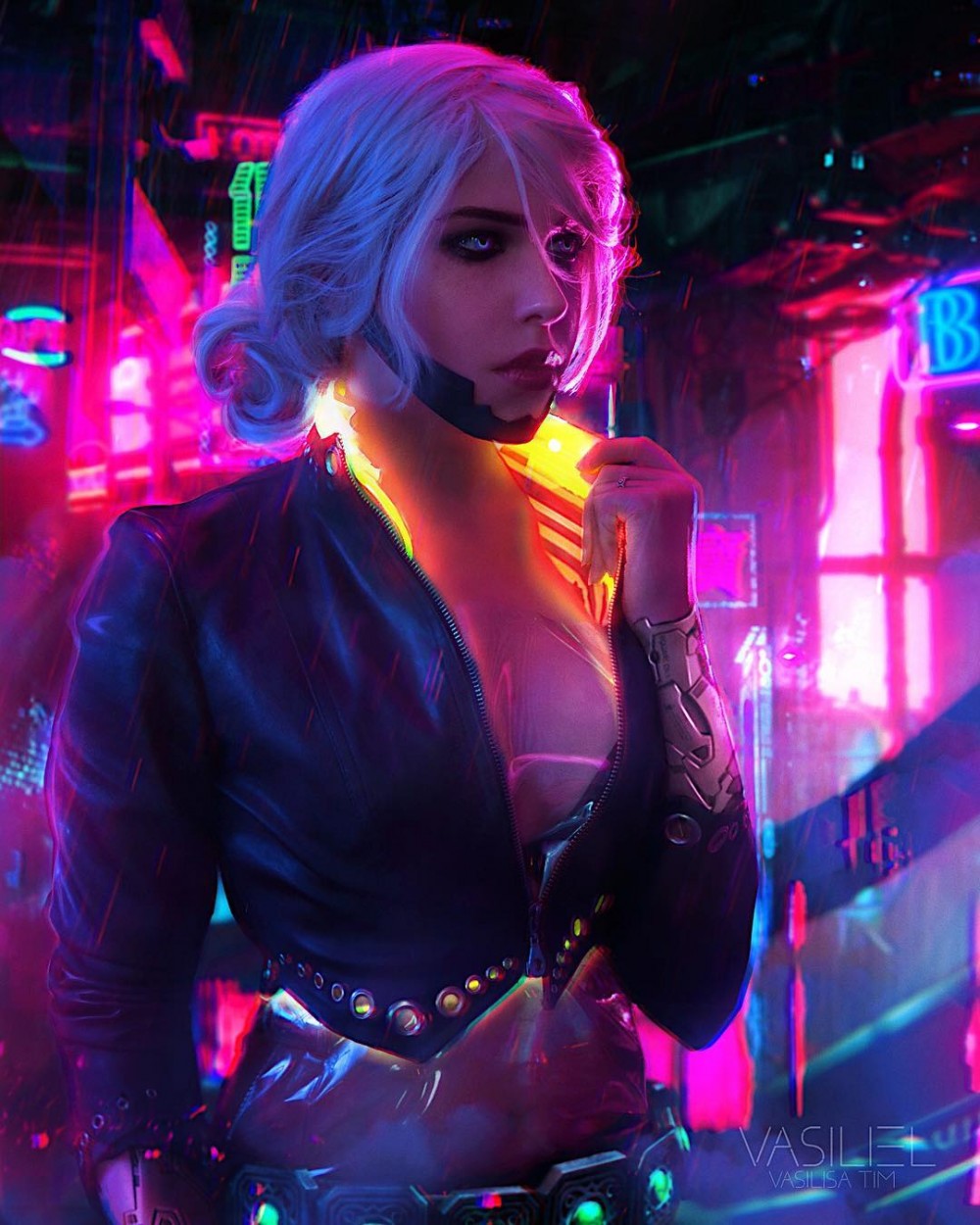 Cyberpunk косплей девушка фото 117