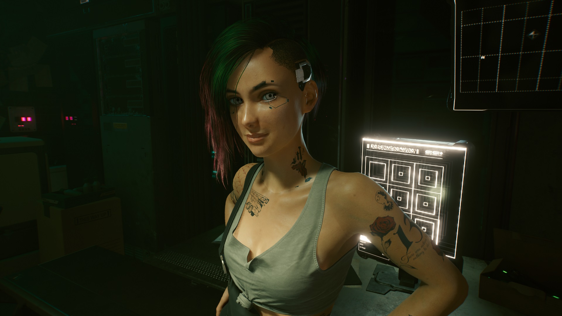 Cyberpunk 2077 hair