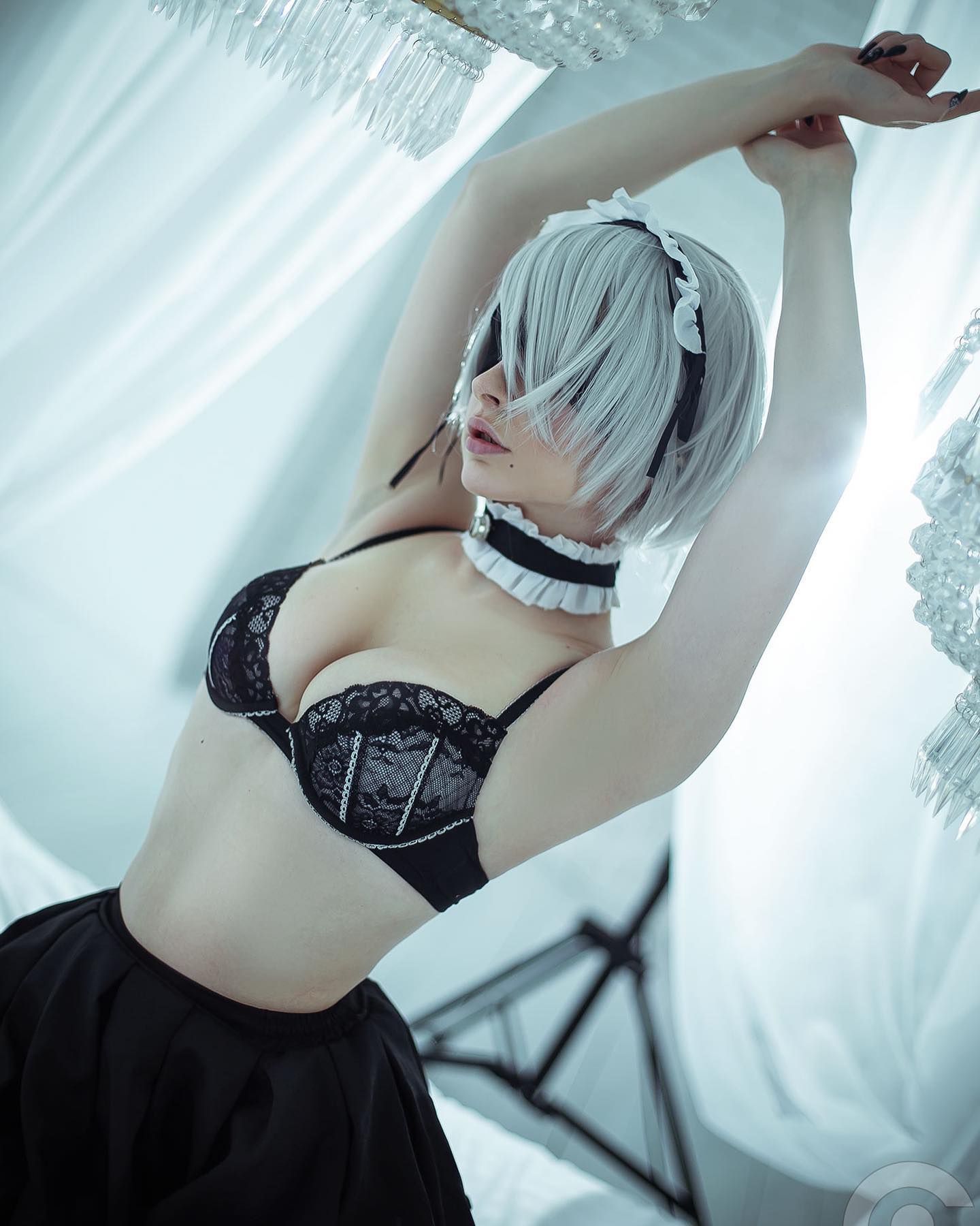 Украинская модель опубликовала косплей 2B из NieR: Automata (18. 