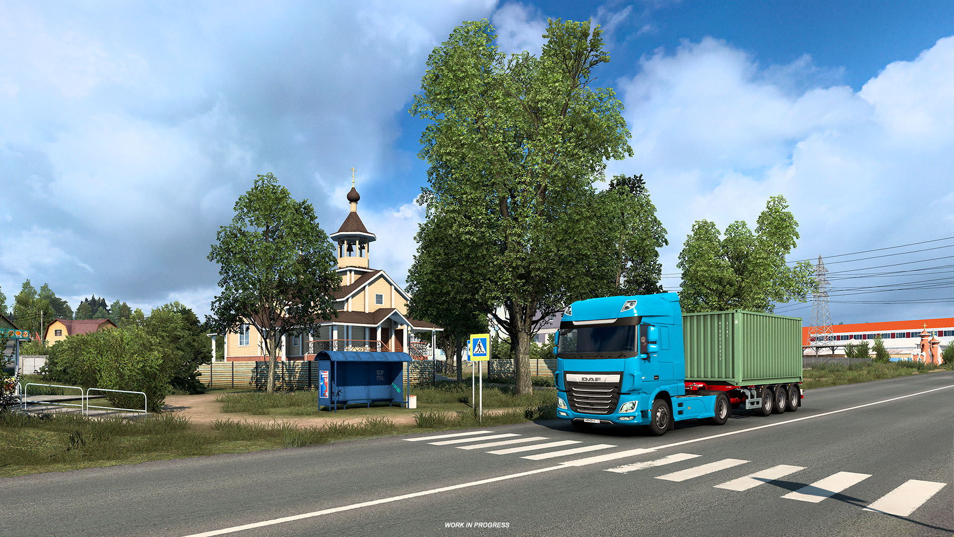 Авторы Euro Truck Simulator 2 показали Рязань из DLC про Россию