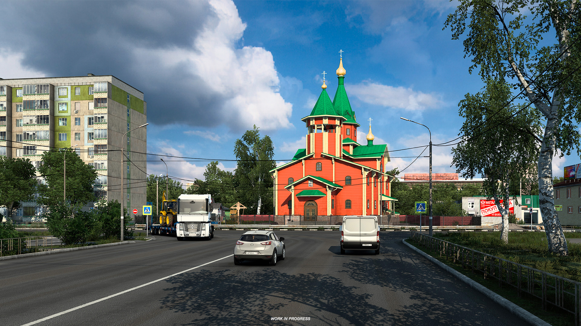 Авторы Euro Truck Simulator 2 показали Рязань из DLC про Россию