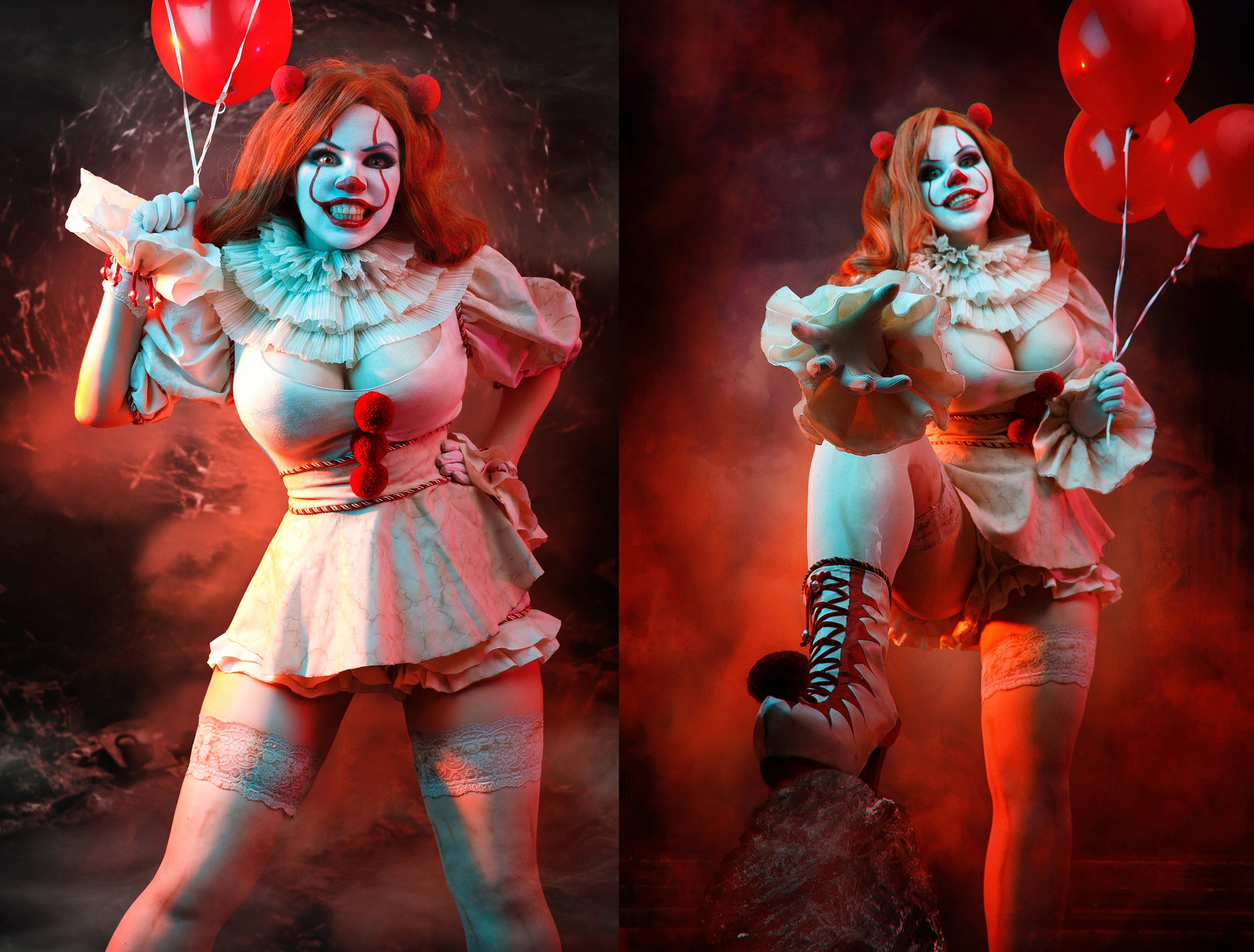 Loving eli - pennywise story viewer - hentai cosplay