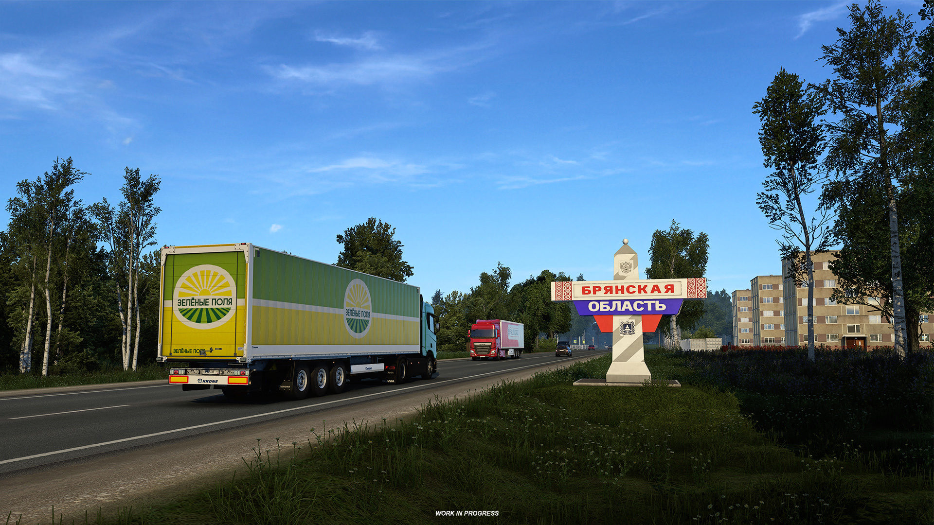 В Euro Truck Simulator 2 появятся стеллы российских городов