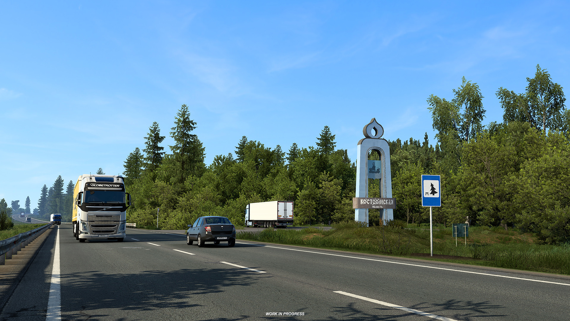 В Euro Truck Simulator 2 появятся стеллы российских городов