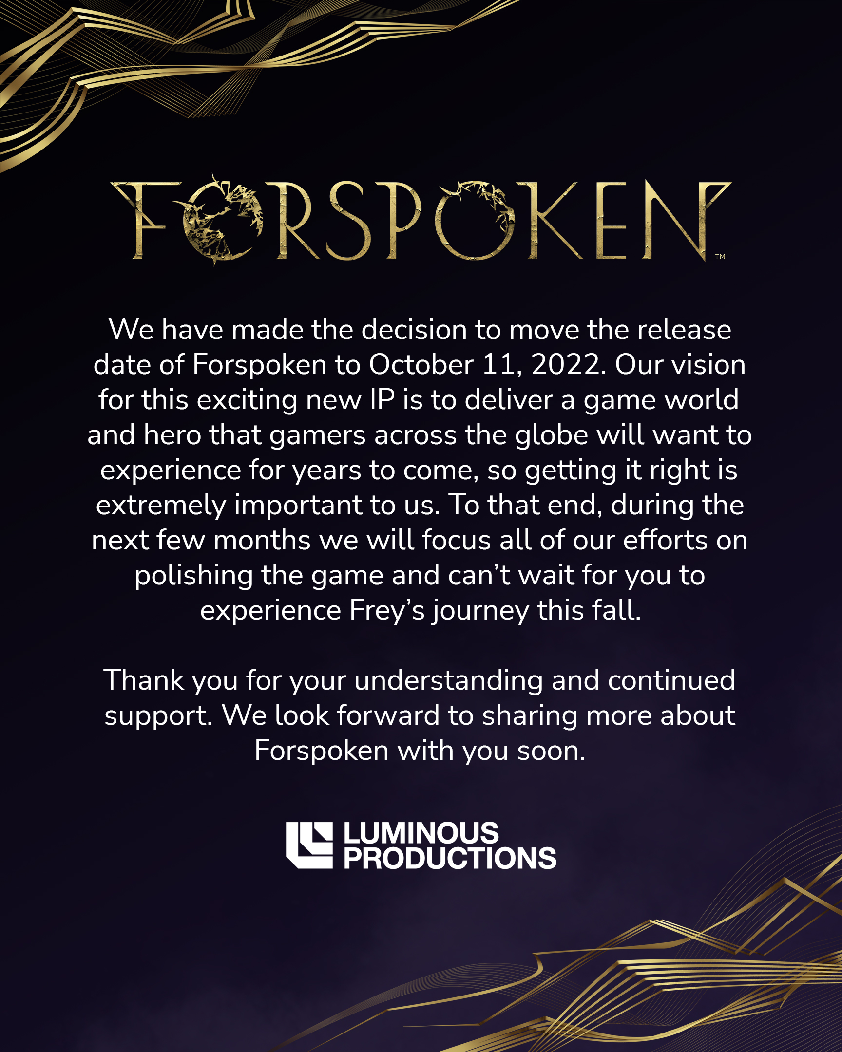 Forspoken пернесли на осень 2022