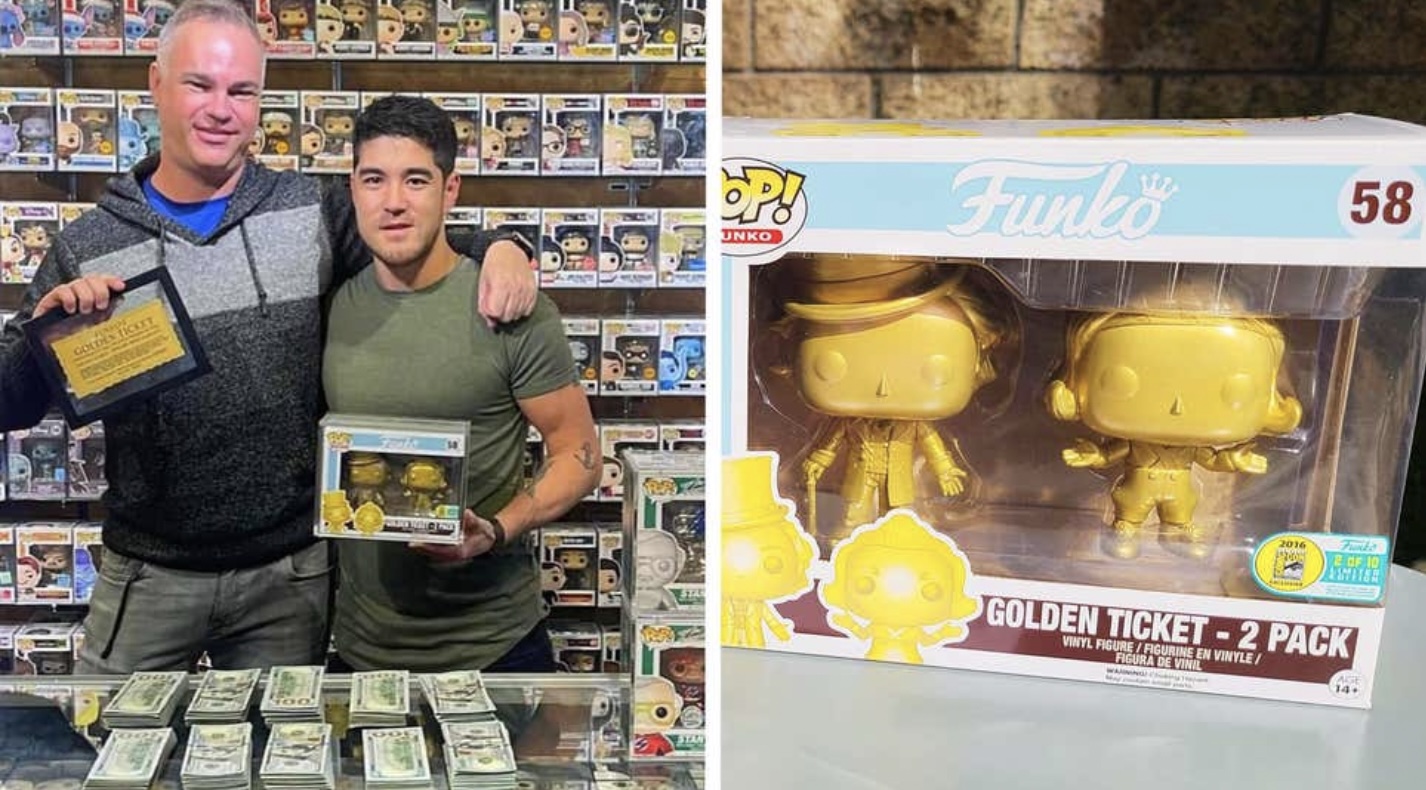 Коллекционер купил два «золотых» Funko Pop с Вилли Вонкой