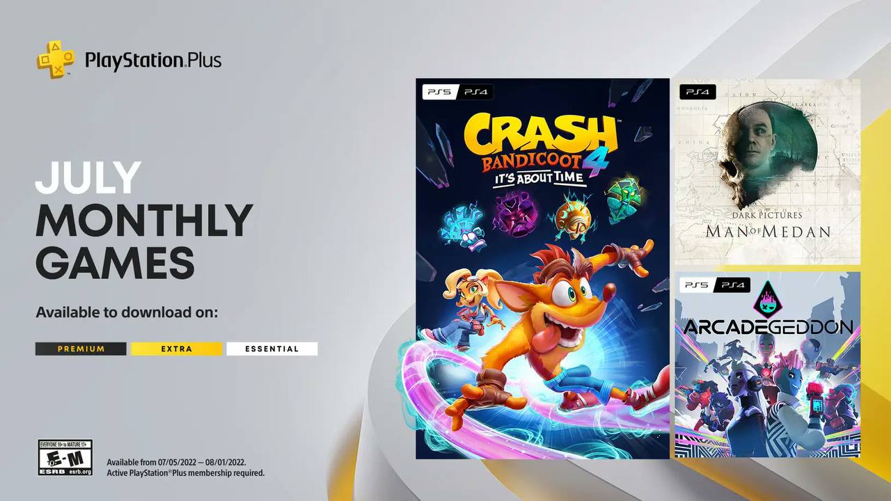 Бесплатные игры июля уже доступны в PlayStation Plus