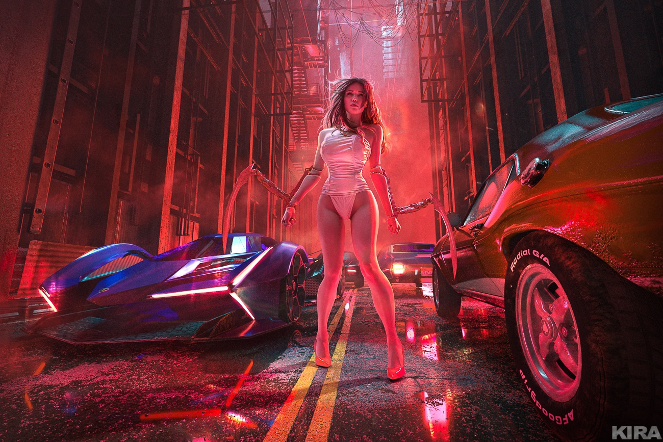 Девушка из Cyberpunk 2077, Рейн и Человек-бензопила — косплей недели (18+)  | VK Play