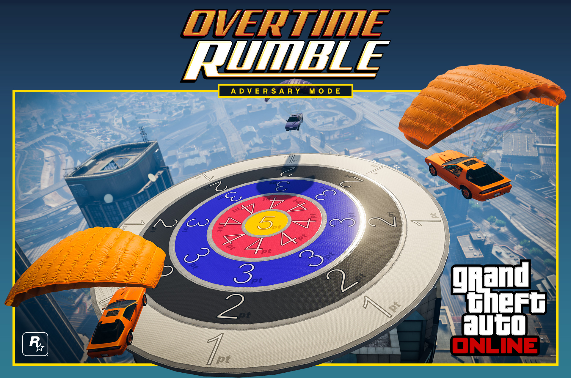 GTA Online: Overtime Rumble — режим противоборства «Толкучка в овертайме»