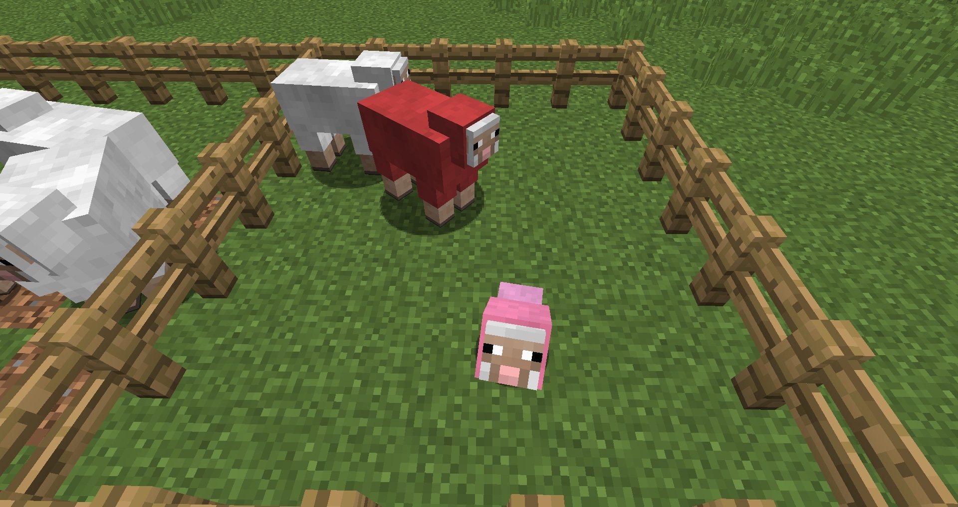 Ферма овец в Minecraft