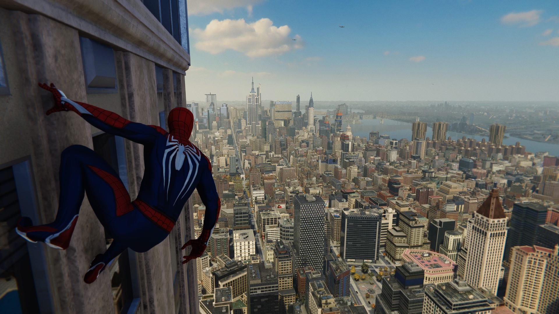 Паук открытый мир. Эмпайр Стейт человек паук. Spider man 2018 Нью Йорк. Человек паук игра город. Университет Эмпайр Стейт человек паук.