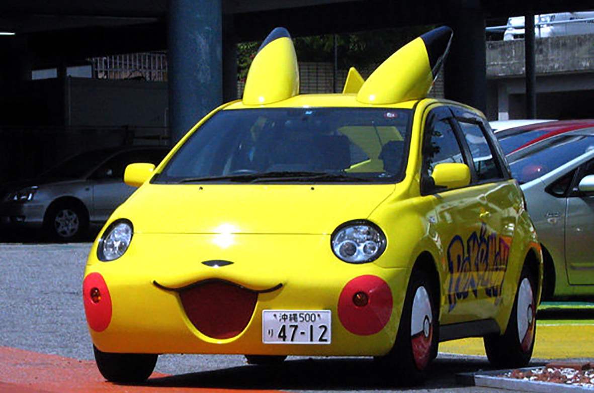Машина покемон. Импреза покемон. Машина Пикачу. Машина в стиле Пикачу. Машина Пикачу желтая.