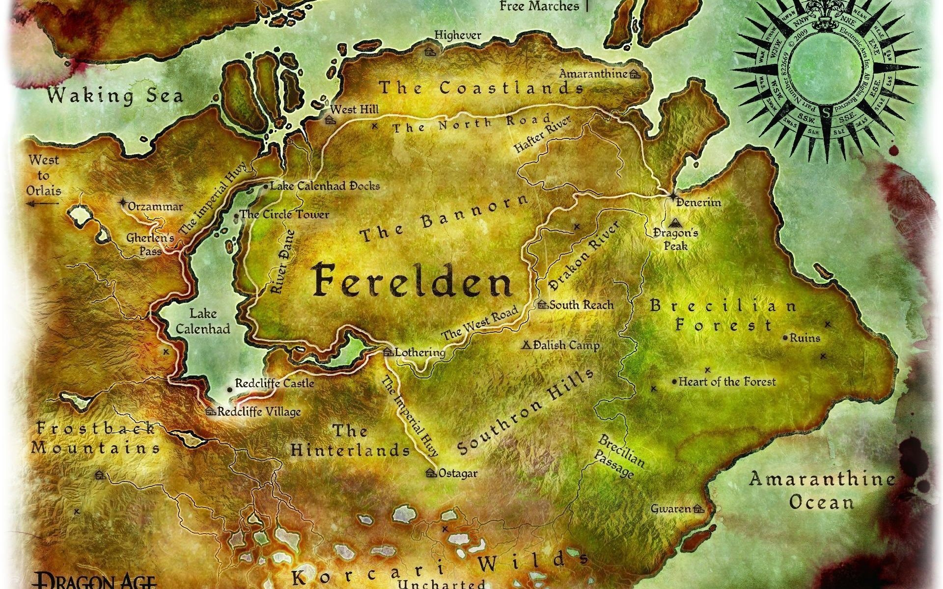Действие первой части Dragon Age развернется в Ферелдене, далеко не самом б...