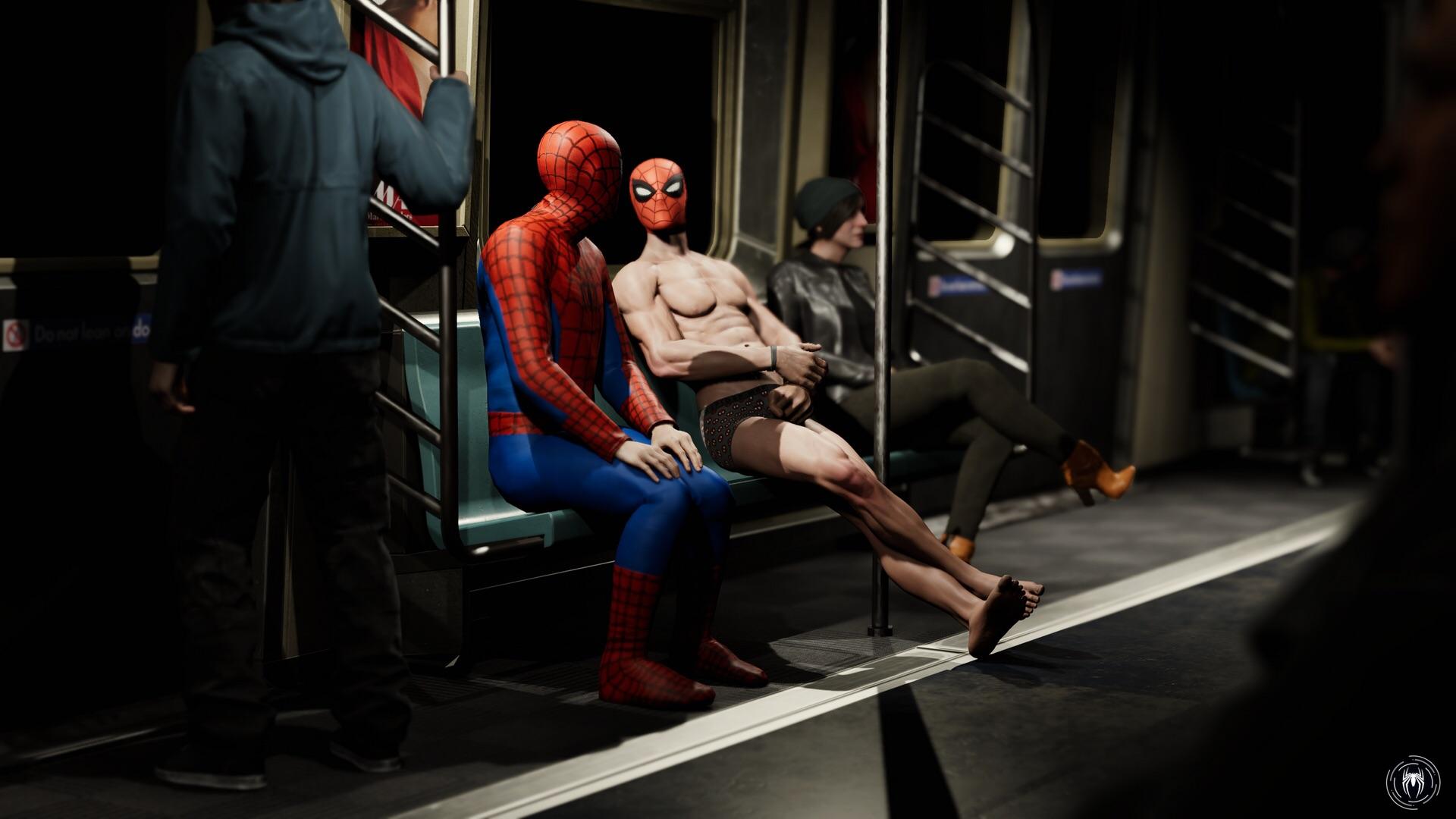 Галерея: как геймеры развлекаются в Marvel's Spider-Man PLAYER ONE кар...