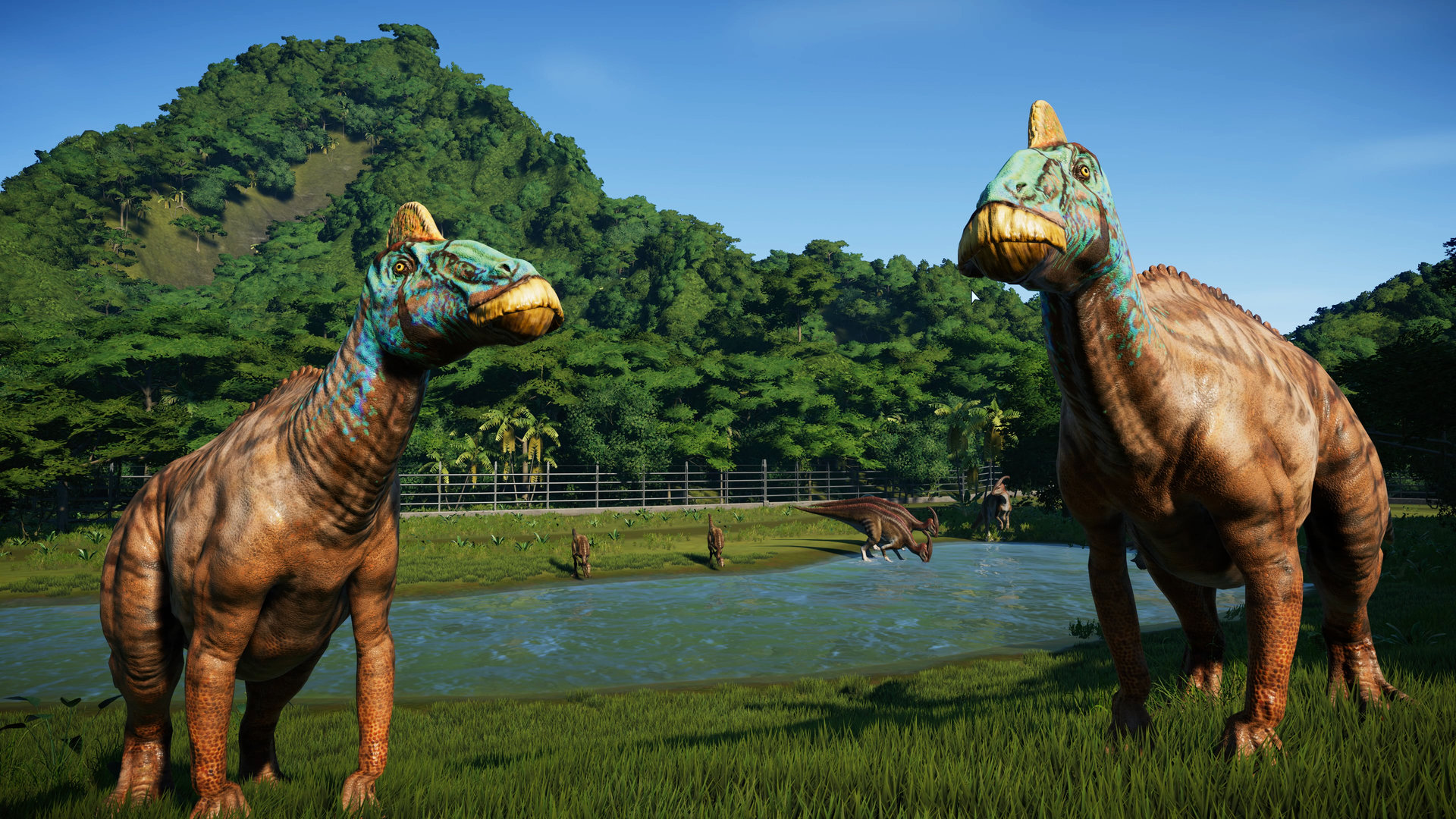 Jurassic world evolution картинки