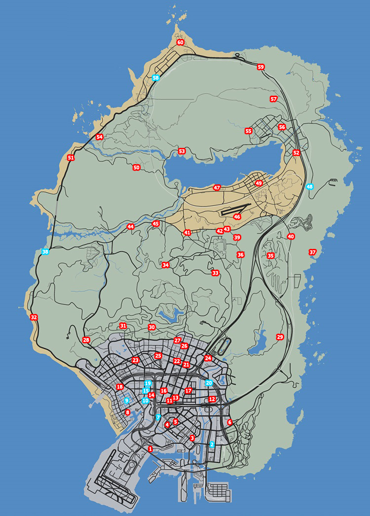 Карта попутчиков в гта 5