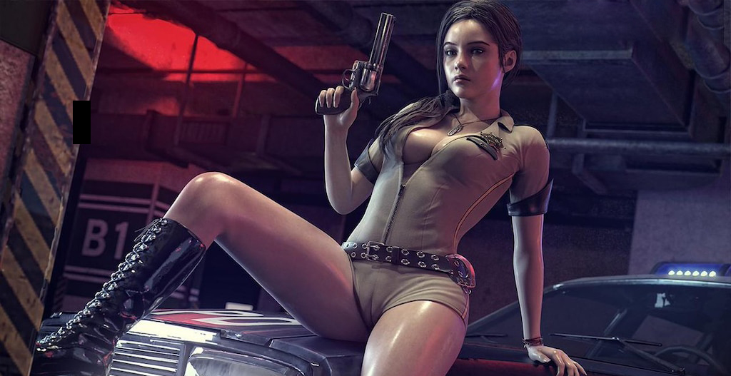 Моддеры сделали героиню Resident Evil 2 беременной (18+) - PLAYER ONE.