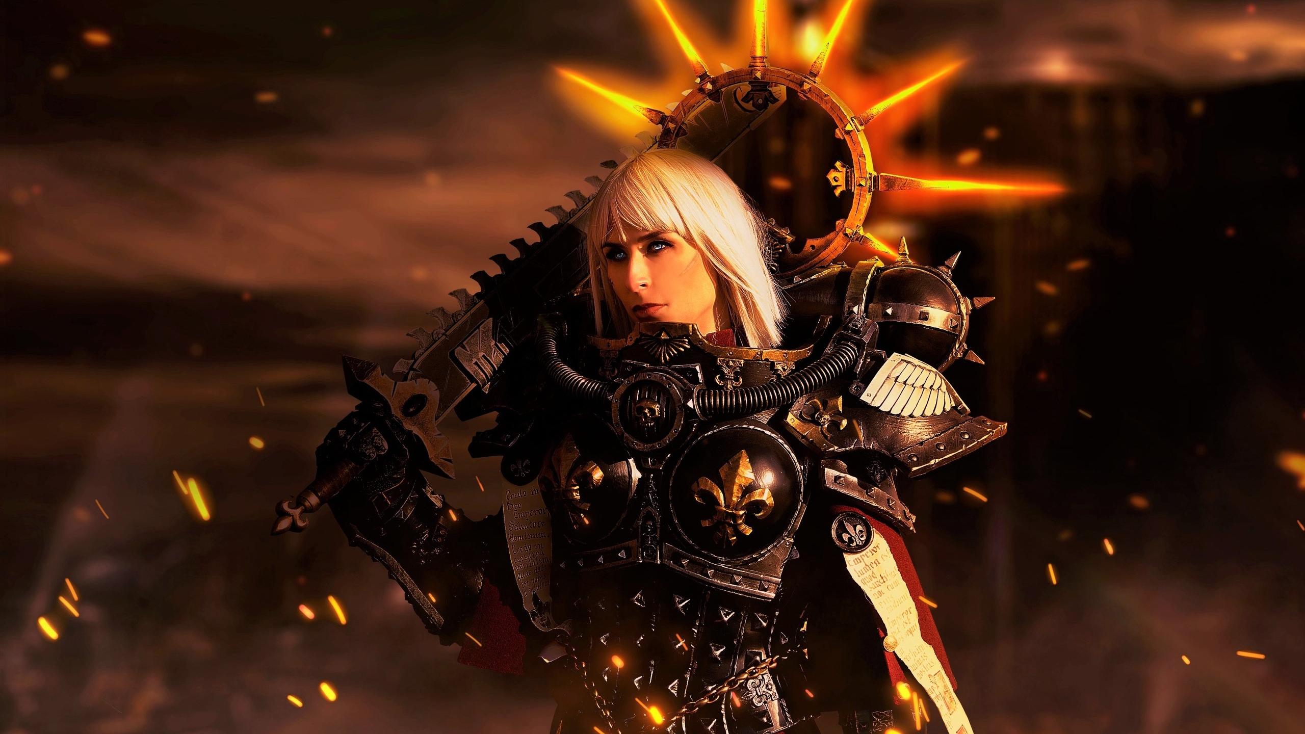 Россиянка показала косплей сестры битвы из Warhammer 40,000