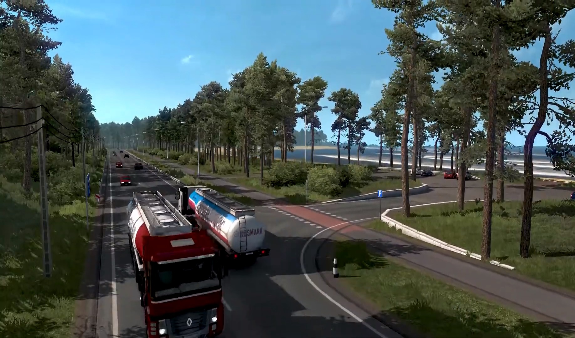 Карта ets 2 beyond the baltic sea