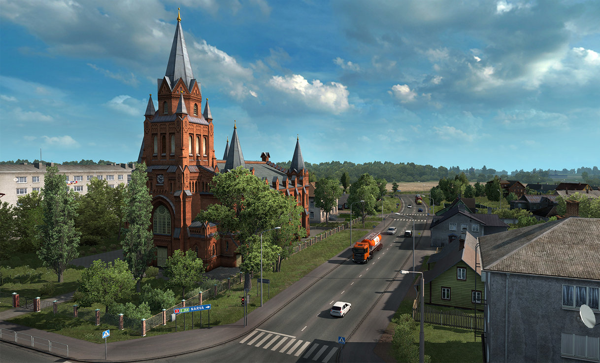 Карта ets 2 beyond the baltic sea