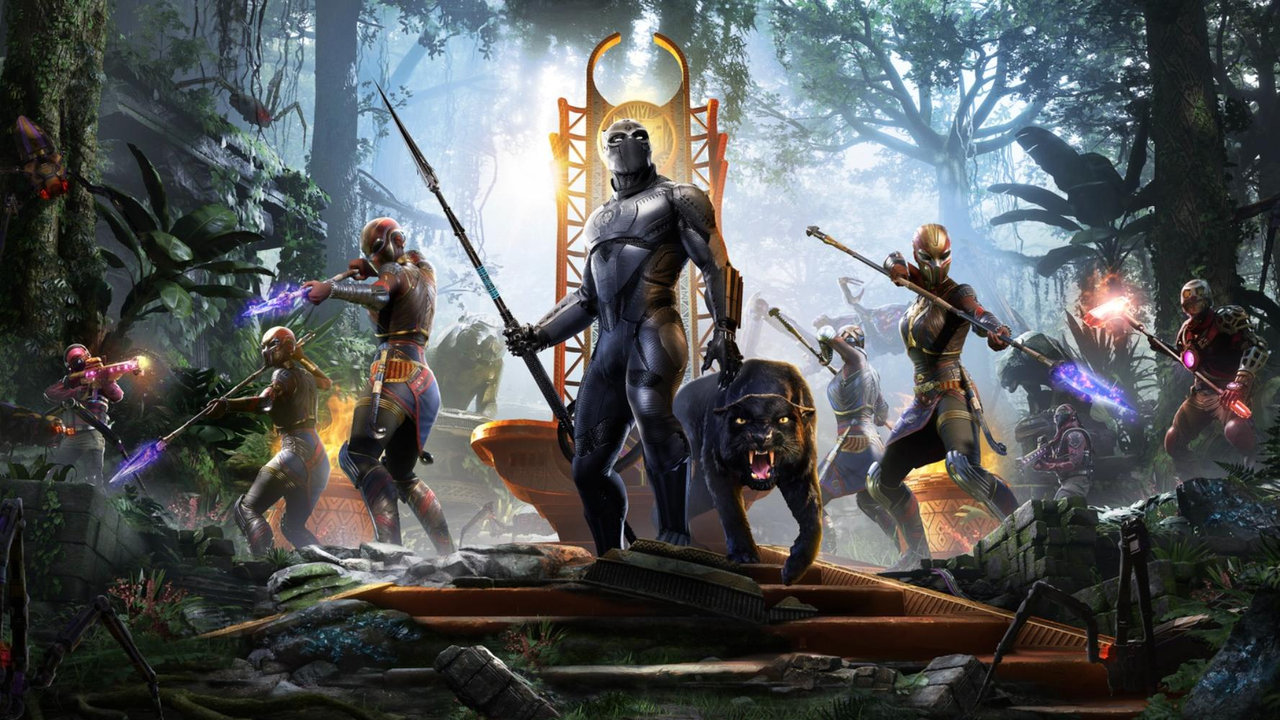 Black Panther in Marvel's Avengers War for Wakanda