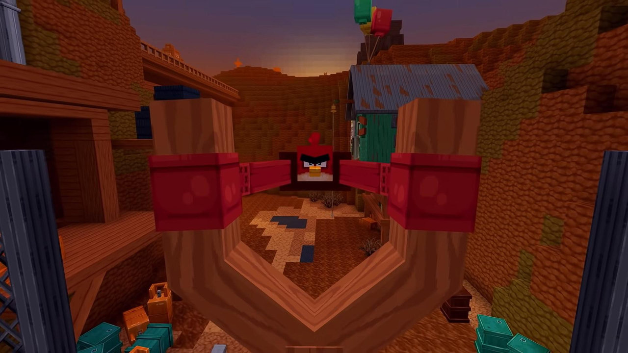 В Minecraft вышло дополнение с персонажами Angry Birds